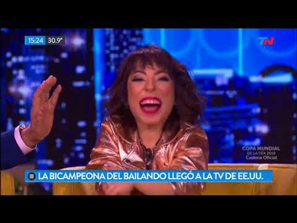 Noelia Pompa llegó a la tele de EEUU y criticó al Bailando