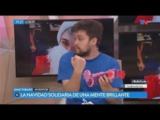 La navidad solidaria de Gino Tubaro, una mente brillante