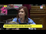 Cristina en el Senado: La cuestión de los fueros