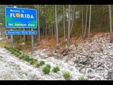 Nevó en Florida por primera vez en 30 años