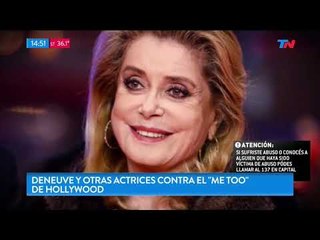Actrices contra el #MeToo de Hollywood
