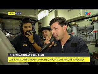 Familiares del ARA San Juan piden reunion con Macri