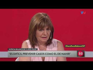 Bullrich: "Es difícil prevenir casos como el de Nahir"