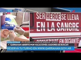 El Hospital Garrahan busca dadores de sangre