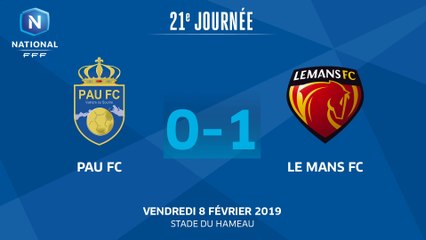 J21 :  Pau FC - Le Mans FC (0-1), le résumé