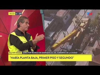 ¿Por qué se cayó la grúa en Villa Urquiza?
