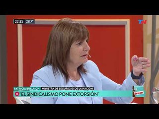 Bullrich le respondió a Moyano: "No nos asustan los sindicalistas"