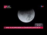 Así arrancaba el eclipse lunar en Japón