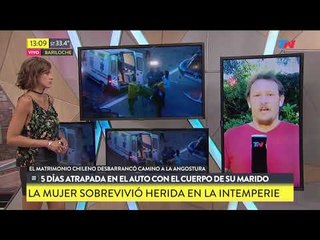 5 días atrapada en el auto con el cuerpo de su marido