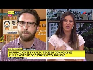 Red Solidaria recibe donaciones para las inundaciones en Salta