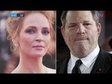 Uma Thurman también denunció a Harvey Weinstein por abuso