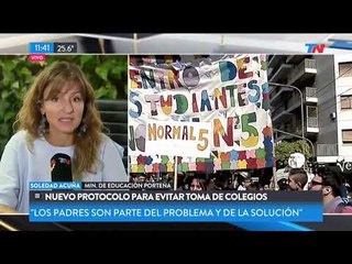 Nuevo protocolo para evitar toma de colegios