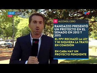 ¿Qué pasó con la ley de "alcohol cero" al volante?