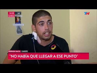 Habló uno de los cadetes torturados en la rioja