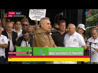 Schmid: "Queremos negociaciones libres y sin topes"