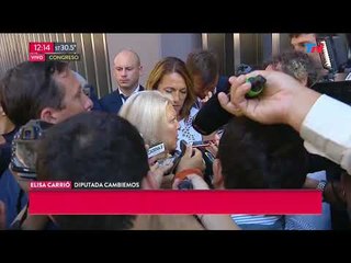 Carrió sobre el discurso de Macri: "Yo le creo al presidente"
