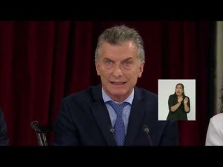 El discurso de Macri en la Legislatura: "La inflación esá bajando"