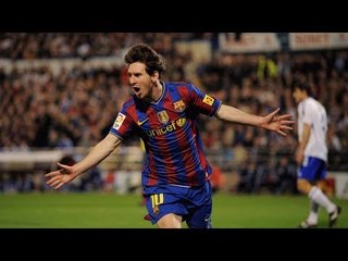 Esto pasaba un 21 de Marzo: Triplete de Messi ante Zaragoza