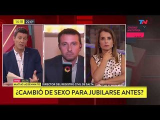 ¿Cambió de sexo para jubilarse antes?