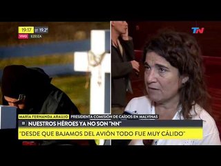 Comisión de caídos en Malvinas: "Nuestros héroes ya no son NN"