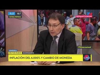Venezuela: Inflación del 6000% y cambio de moneda