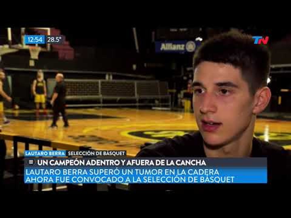 Superó un tumor de cadera y ahora fue convocado para la selección de básquet