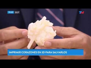 Corazones hechos con impresoras 3d para salvar vidas