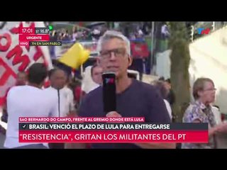 Venció el plazo de Lula para entregarse