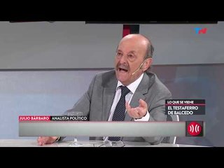 Julio Bárbaro y el peronismo en llamas