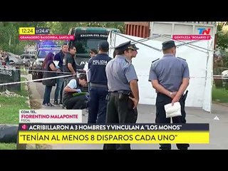 Acribillan a 3 hombres: Posible vinculo con "Los monos"