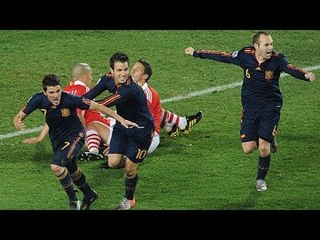 Momento mundialista: España lucho para superar a Paraguay en Sudáfrica 2010