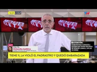 Tiene 11 años, la violó el padrastro y quedó embarazada