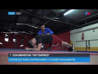 Con bienestar: Consejos para entrenar y alimentarse sanamente