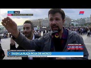 TN en la Plaza Roja de Moscú
