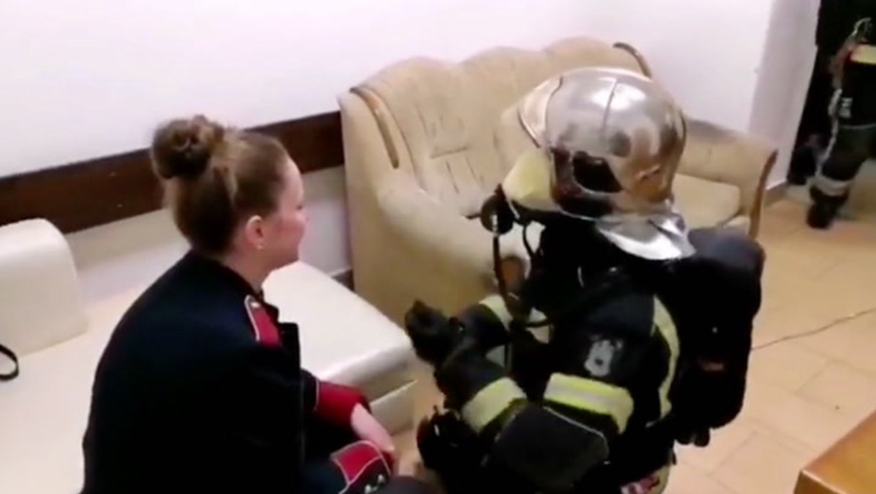 Firefighter Rewarded With Marriage Proposal