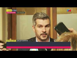 Marcos Peña sobre las declaraciones del "Pollo" Sobrero