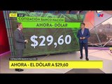 Disparada del dólar a $29,60