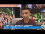 Pasión celeste y blanca en Bangladesh