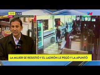 Violento robo a mano armada en Palermo: Robaron US$6 mil a una mujer