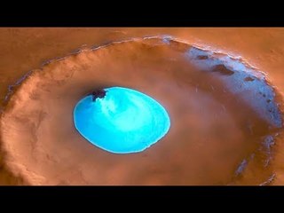 Descubren un lago de agua en Marte