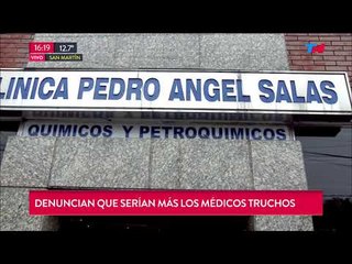 Aparecieron más médicos truchos