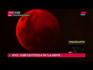 El eclipse más largo del siglo: La luna completamente roja