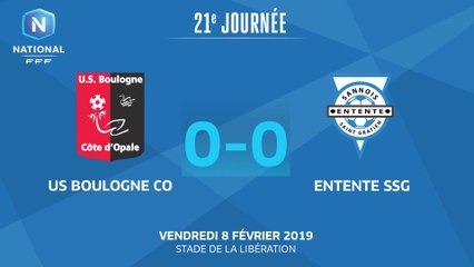 J21 : US Boulogne CO - Entente SSG (0-0), le résumé