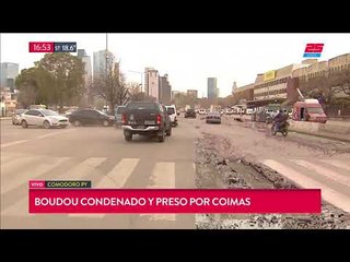 Así sacaban a Boudou de Comodoro Py tras su condena