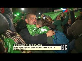 La noche de los pañuelos: Jornada histórica en el Congreso