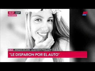 Habló el hermano de Zaira, la joven asesinada en un intento de robo