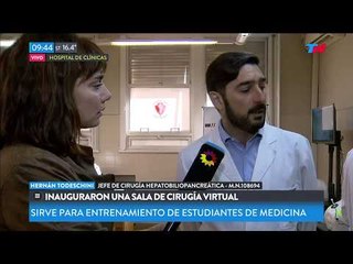 Inauguraron una sala de cirugia virtual