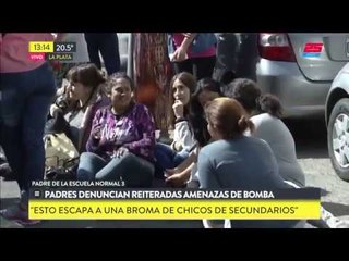 La Plata: Padres reclaman por reiteradas amenzas de bomba