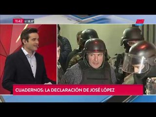 Cuadernos: La declaración de José López