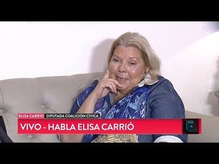 "Cristina va a terminar presa": Elisa Carrió en TN CENTRAL (14/09/2018)